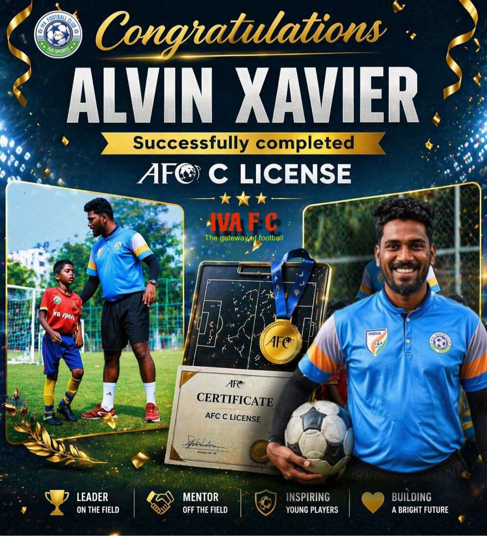 IVA coach Alvin Xavier — AFC C License